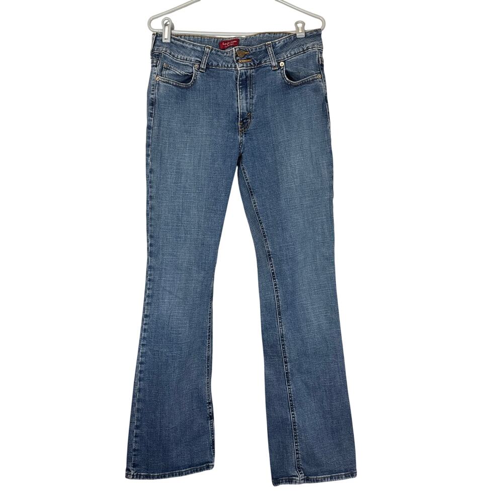 Y2K Levis Levi's 526 Slender Bootcut Denim Jeans 10 Mid Rise Flare Medium Wash